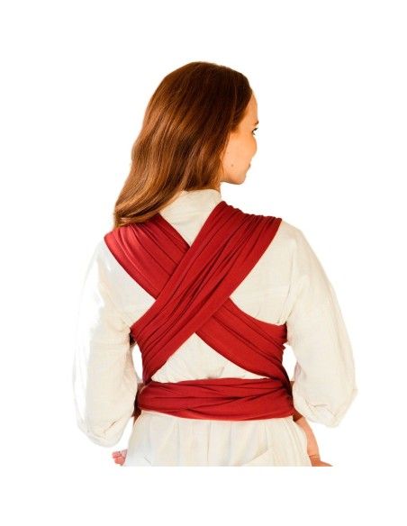 Ajuste de espalda de Fular Portabebés Elástico Moby Wrap Classic Ruby