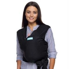 Fular Portabebés Moby Wrap Evolution Bambú Black