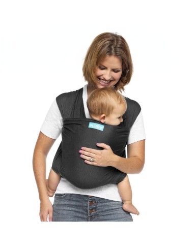 Porteo ergonomico con Fular Portabebés Evolution Bambú Charcoal