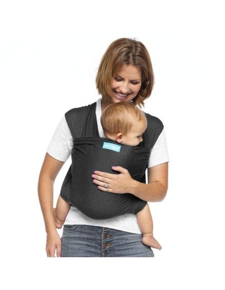 Porteo ergonomico con Fular Portabebés Evolution Bambú Charcoal