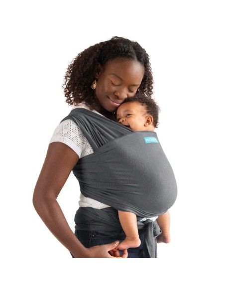 Moby wrap elements portabebés ergonómico en asphalt