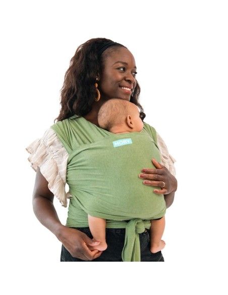 Moby wrap elements portabebés ergonómico en kiwi