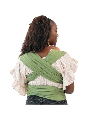Ajuste de espalda fular Portabebés Elástico Moby Wrap Elements Kiwi
