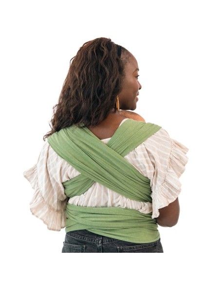 Ajuste de espalda fular Portabebés Elástico Moby Wrap Elements Kiwi