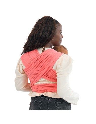 Ajuste de espalda fular Portabebés Elástico Moby Wrap Elements watermelon