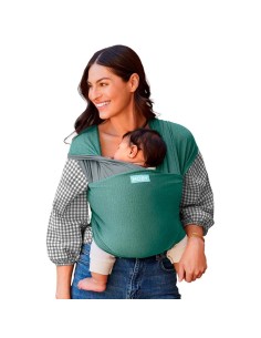 Fular Portabebés Elástico Moby Wrap Reversible Jade Grey