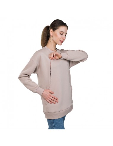 Sweatshirt Oversize de Maternidade e Amamentação – Love & Carry