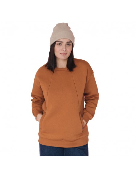 Sweatshirt Oversize de Maternidade e Amamentação – Love & Carry