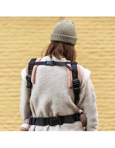 Ajuste de espalda de la Mochila Portabebés Fidella Fusion Baby Cubic Lines Tuscany