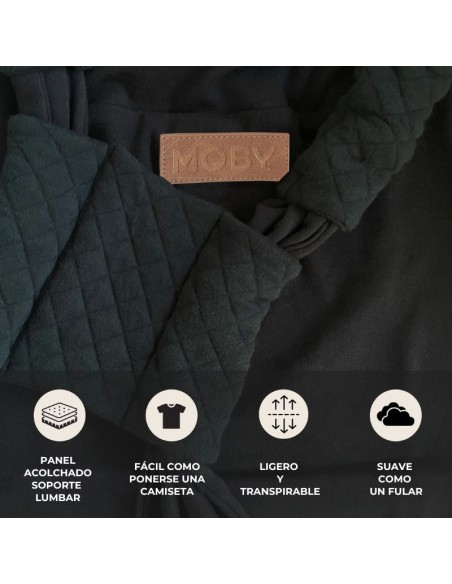 Fular elástico preanudado Moby Duet