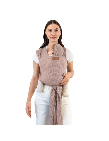 Fular portabebés Moby Wrap Waffle Sandstone