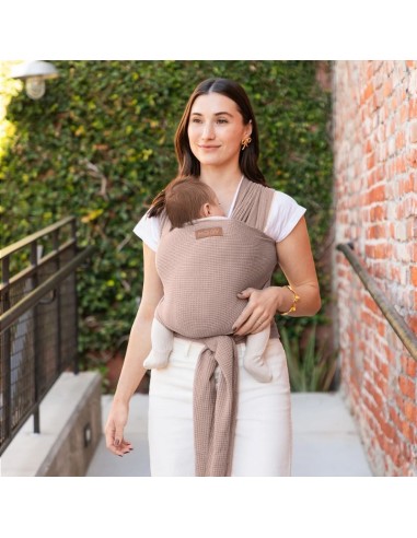Fular portabebés Moby Wrap Waffle Sandstone