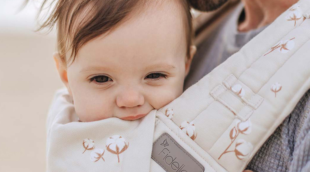 Mochila Portabebés de algodón orgánico Fidella FlyTai baby